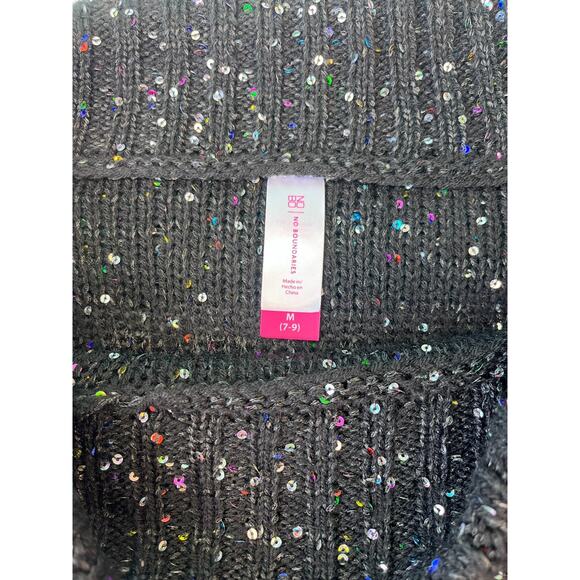 No Boundaries Juniors Sweater with Sequins Size 7-9 (0161) - Picture 4 of 9